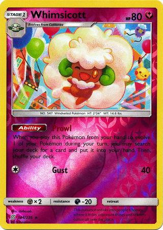 Unified Minds - 144/236 - Whimsicott - Reverse Holo