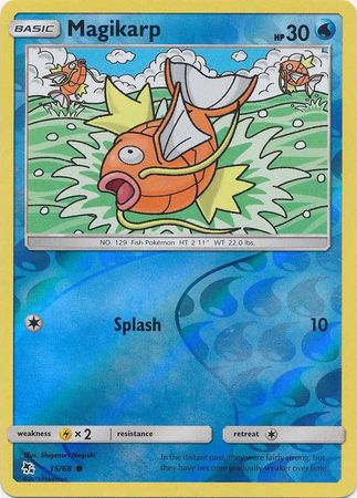 Hidden Fates - 015/068 - Magikarp - Reverse Holo
