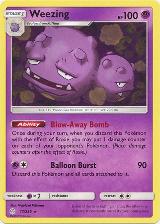 Cosmic Eclipse - 077/236 - Weezing