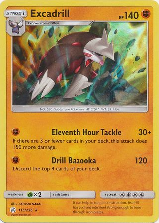 Cosmic Eclipse - 115/236 - Excadrill - Holo