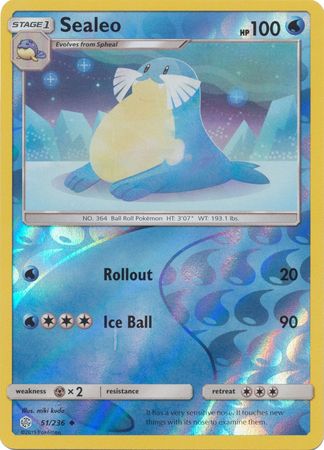 Cosmic Eclipse - 051/236 - Sealeo - Reverse Holo