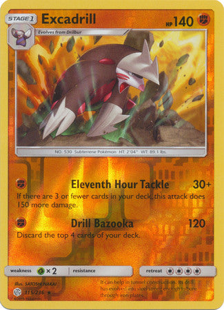 Cosmic Eclipse - 115/236 - Excadrill - Reverse Holo