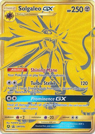 Black Star Promos - SM104a - Solgaleo GX