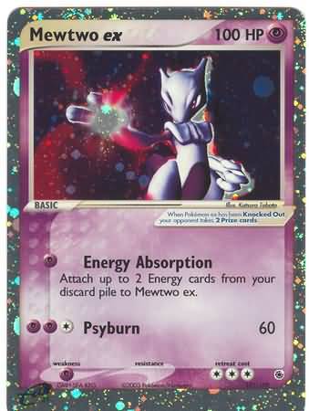EX Ruby & Sapphire - 101/109 - Mewtwo ex (Near Mint-)