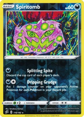 Rebel Clash - 116/192 - Spiritomb - Reverse Holo