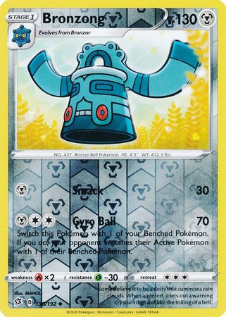 Rebel Clash - 130/192 - Bronzong - Reverse Holo