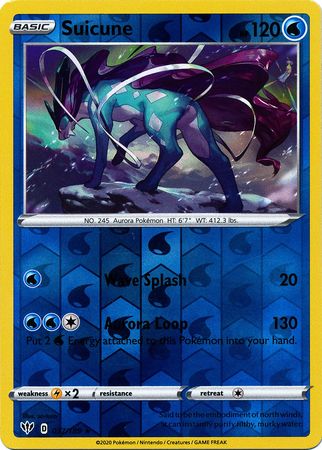 Darkness Ablaze - 037/189 - Suicune - Reverse Holo