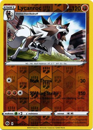 Champion's Path - 030/073 - Lycanroc - Reverse Holo