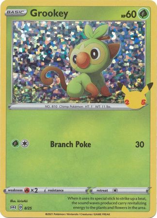 McDonald's 25th Anniversary - 08/25 - Grookey - Holo