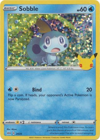 McDonald's 25th Anniversary - 24/25 - Sobble - Holo