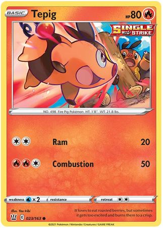 Battle Styles - 023/163 - Tepig