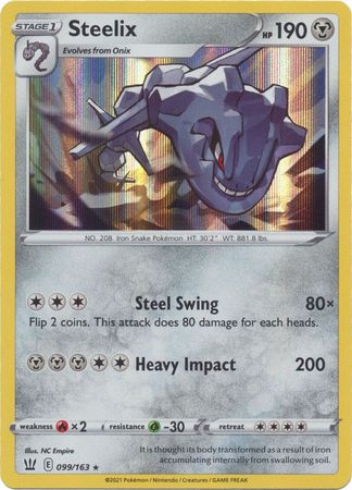 Battle Styles - 099/163 - Steelix - Holo