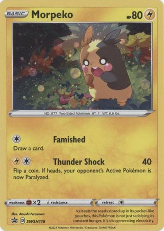 Black Star Promos - SWSH116 - Morpeko - Holo