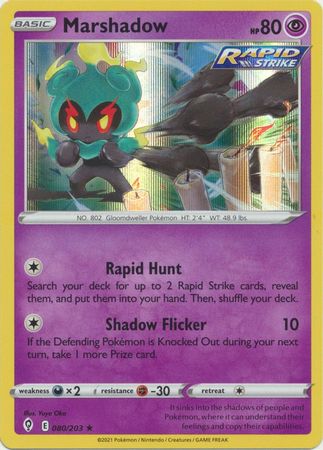 Evolving Skies - 080/203 - Marshadow - Holo