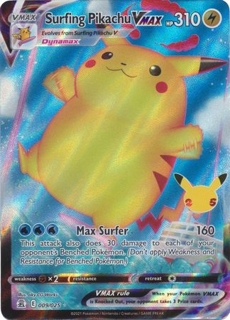 Celebrations - 09/25 - Surfing Pikachu VMAX