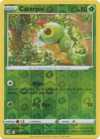 Fusion Strike - 001/264 - Caterpie - Reverse Holo