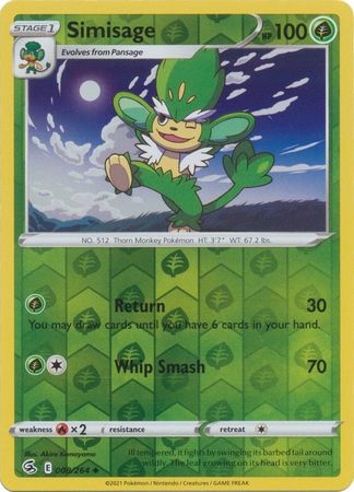 Fusion Strike - 008/264 - Simisage - Reverse Holo