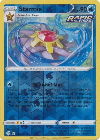 Fusion Strike - 053/264 - Starmie - Reverse Holo