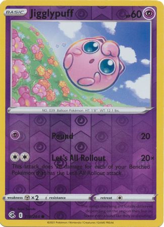 Fusion Strike - 110/264 - Jigglypuff - Reverse Holo