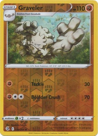 Fusion Strike - 136/264 - Graveler - Reverse Holo