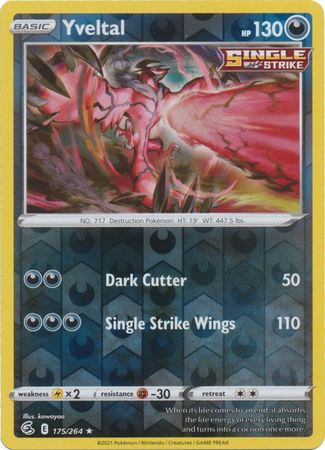 Fusion Strike - 175/264 - Yveltal - Reverse Holo