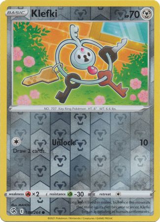 Fusion Strike - 186/264 - Klefki - Reverse Holo