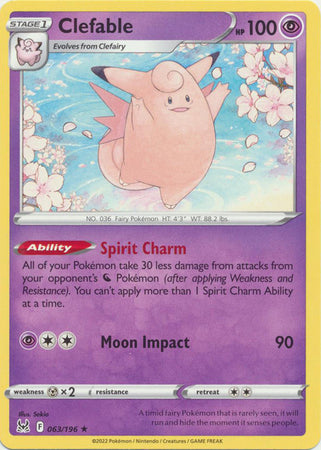 Lost Origin - 063/196 - Clefable