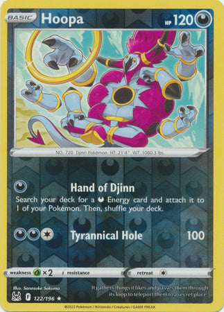 Lost Origin - 122/196 - Hoopa - Reverse Holo
