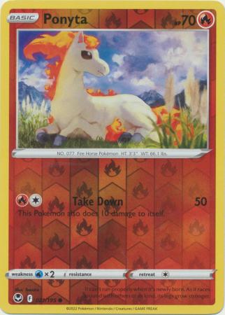 Silver Tempest - 021/195 - Ponyta - Reverse Holo