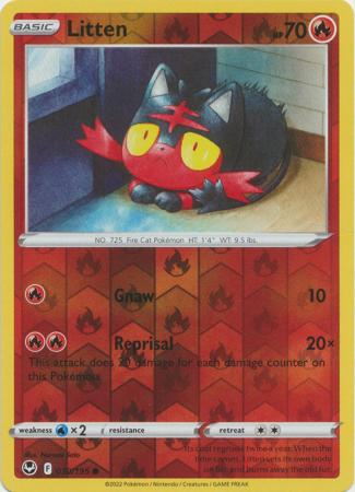 Silver Tempest - 030/195 - Litten - Reverse Holo