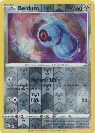 Silver Tempest - 117/195 - Beldum - Reverse Holo