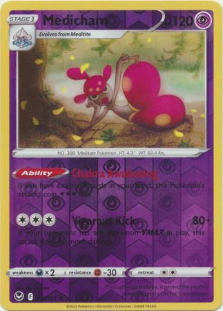 Silver Tempest - 073/195 - Medicham - Reverse Holo