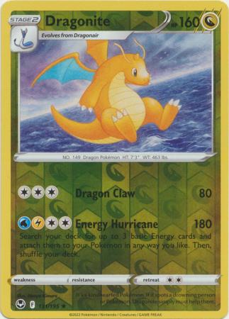 Silver Tempest - 131/195 - Dragonite - Reverse Holo