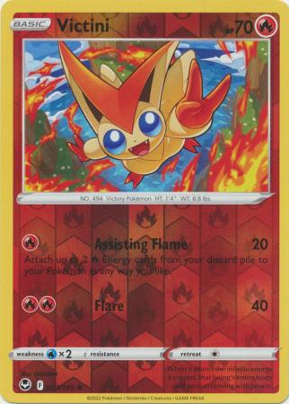 Silver Tempest - 023/195 - Victini - Reverse Holo