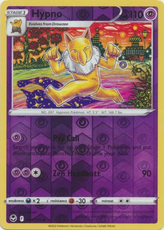 Silver Tempest - 061/195 - Hypno - Reverse Holo