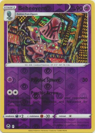 Silver Tempest - 080/195 - Beheeyem - Reverse Holo