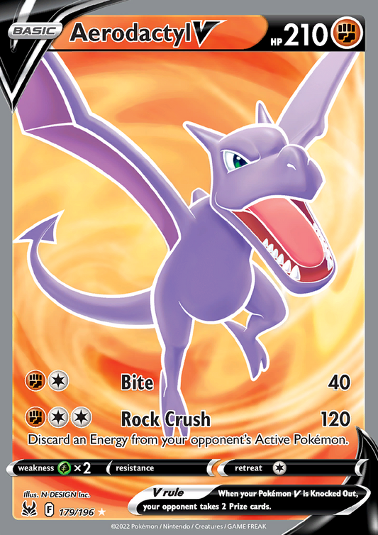 Lost Origin - 179/196 - Aerodactyl V