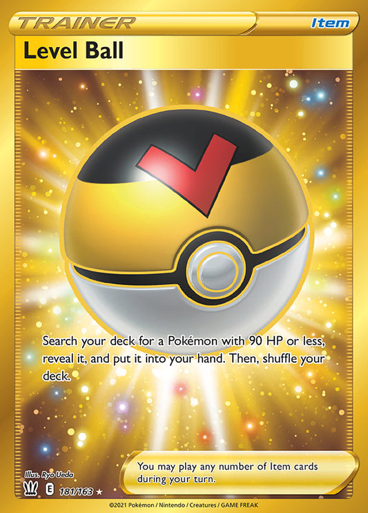 Battle Styles - 181/163 - Level Ball (Gold)