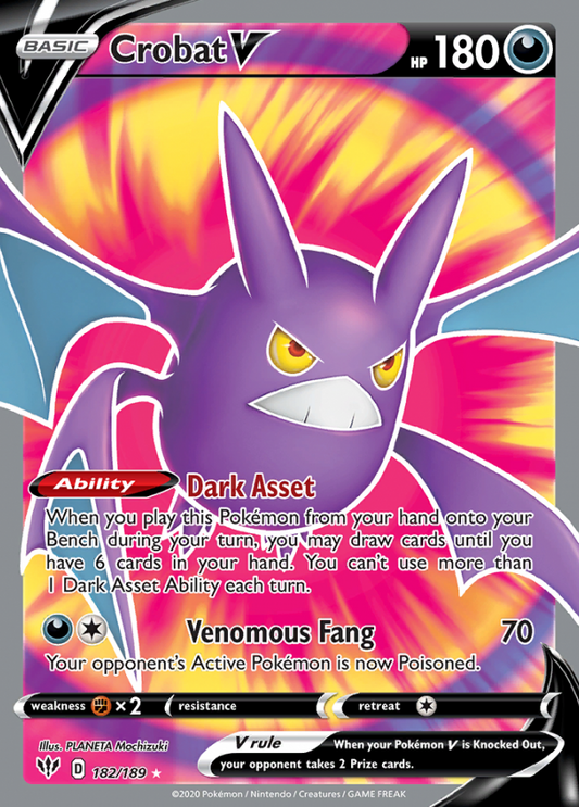 Darkness Ablaze - 182/189 - Crobat V