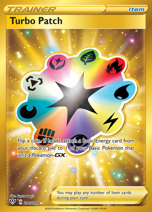 Darkness Ablaze - 200/189 - Turbo Patch (Gold)
