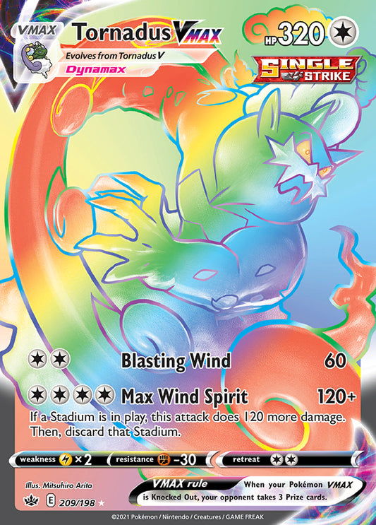 Chilling Reign - 209/198 - Tornadus VMAX