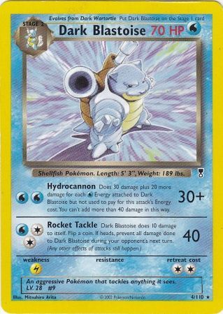 Legendary Collection - 004/110 - Dark Blastoise - Holo