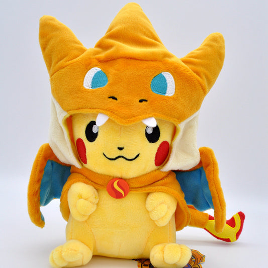 Pikachu Plush Toy with Charizard Cape - 23cm