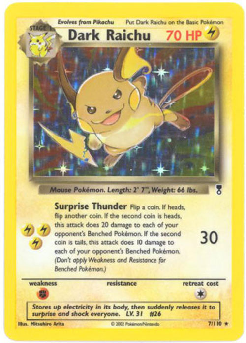 Legendary Collection - 007/110 - Dark Raichu - Holo
