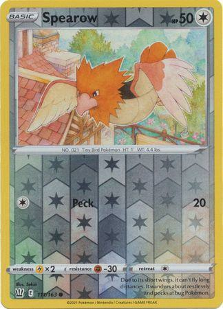 Battle Styles - 111/163 - Spearow - Reverse Holo