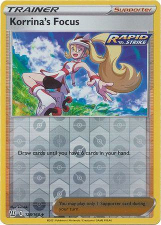 Battle Styles - 128/163 - Korrina's Focus - Reverse Holo