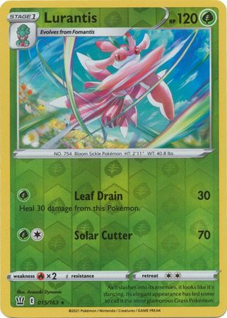 Battle Styles - 015/163 - Lurantis - Reverse Holo