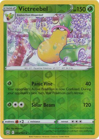 Battle Styles - 003/163 - Victreebel - Reverse Holo