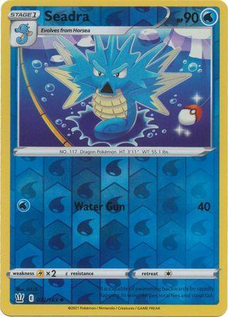 Battle Styles - 032/163 - Seadra - Reverse Holo
