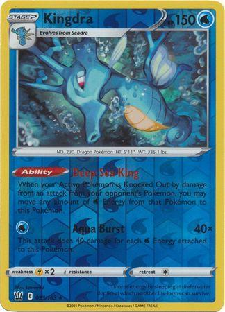 Battle Styles - 033/163 - Kingdra - Reverse Holo